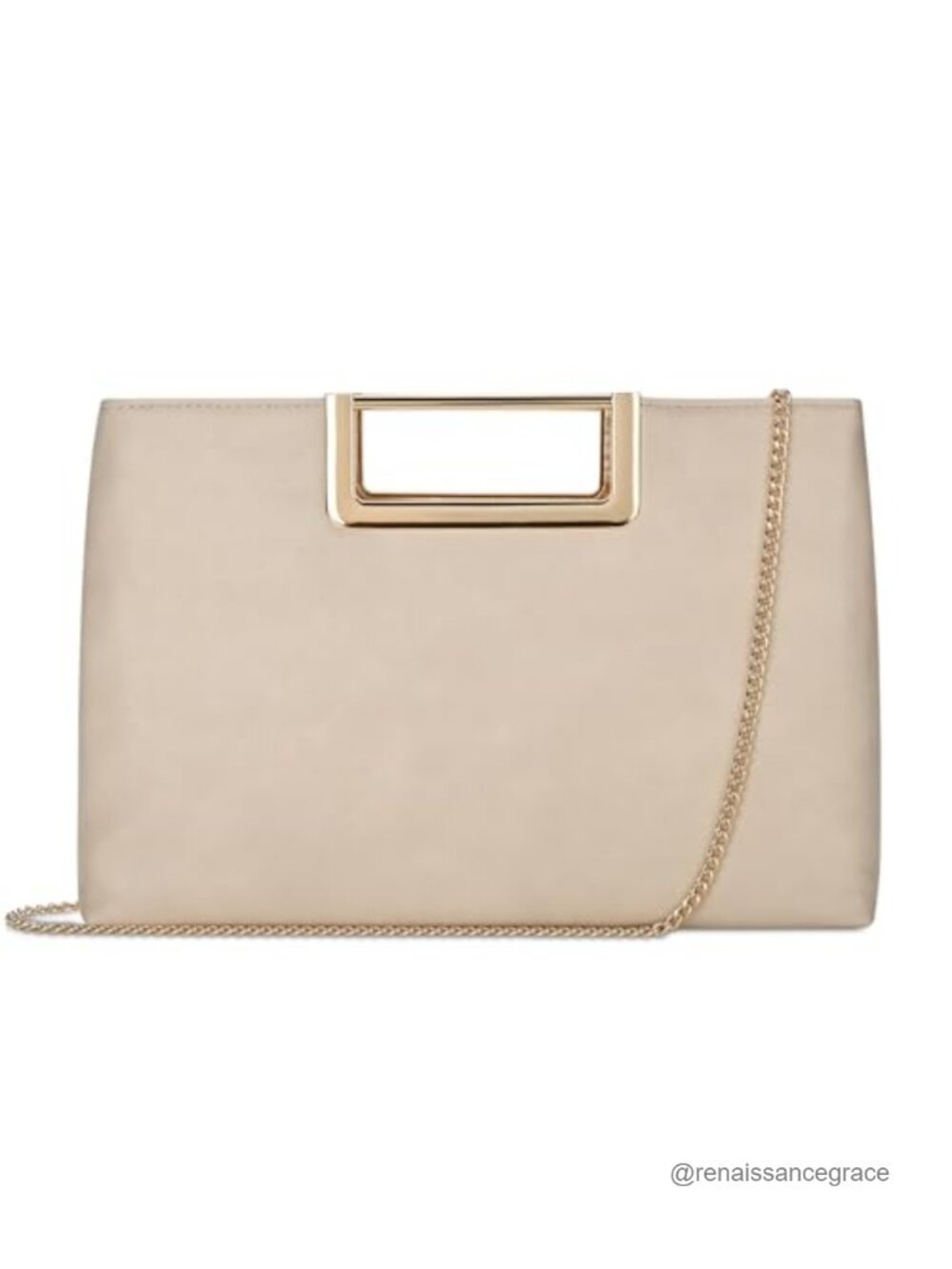 Faux Leather Evening Clutch Purse - Magnetic Closure Crossbody Bag